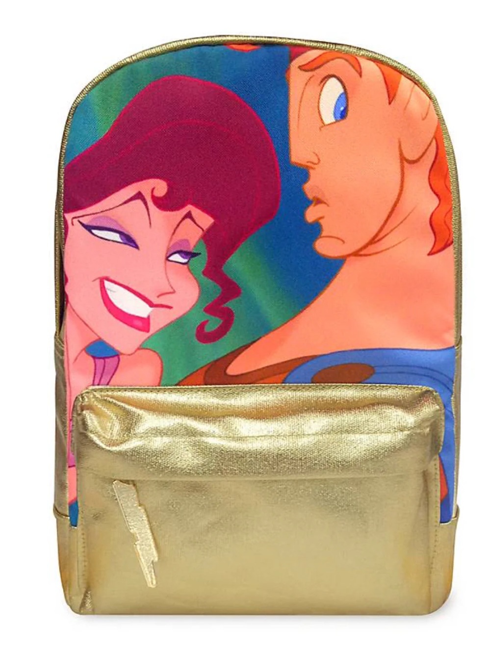 Disney Hercules Gold Vinyl Backpack